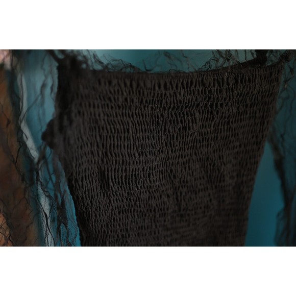 Princess Polly Dresse The Ruben Mesh Black Dress Size 8 - Picture 4 of 9